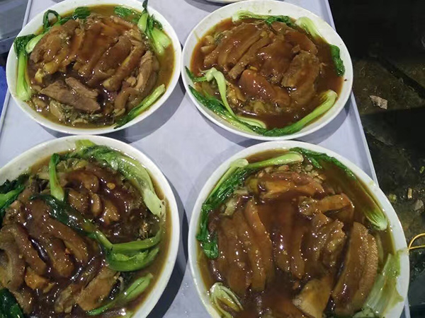 青菜扣肉