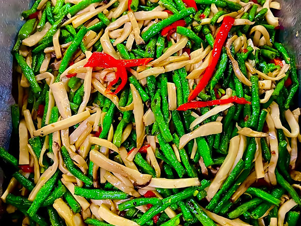 豆角否鲍菇