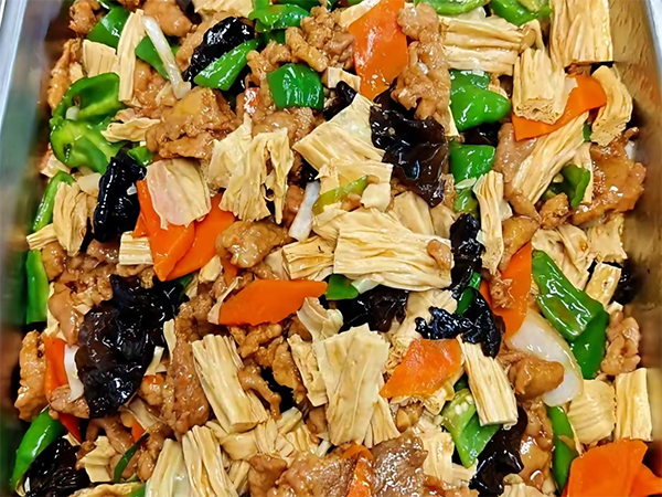 腐竹炒肉片