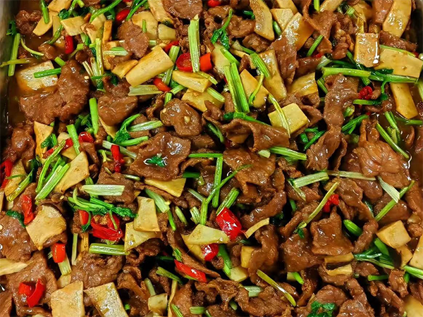 杏鲍菇炒牛肉